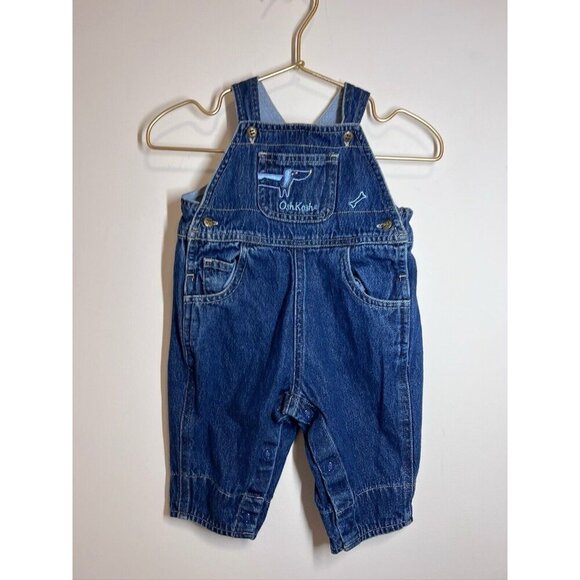 Vintage OshKosh B'Gosh Denim Overalls, 3-6 Months - Picture 2 of 12